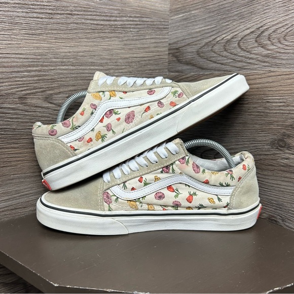 Vans old skool floral grey beige - Picture 5 of 7